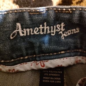 Amethyst Womens Blue Jeans